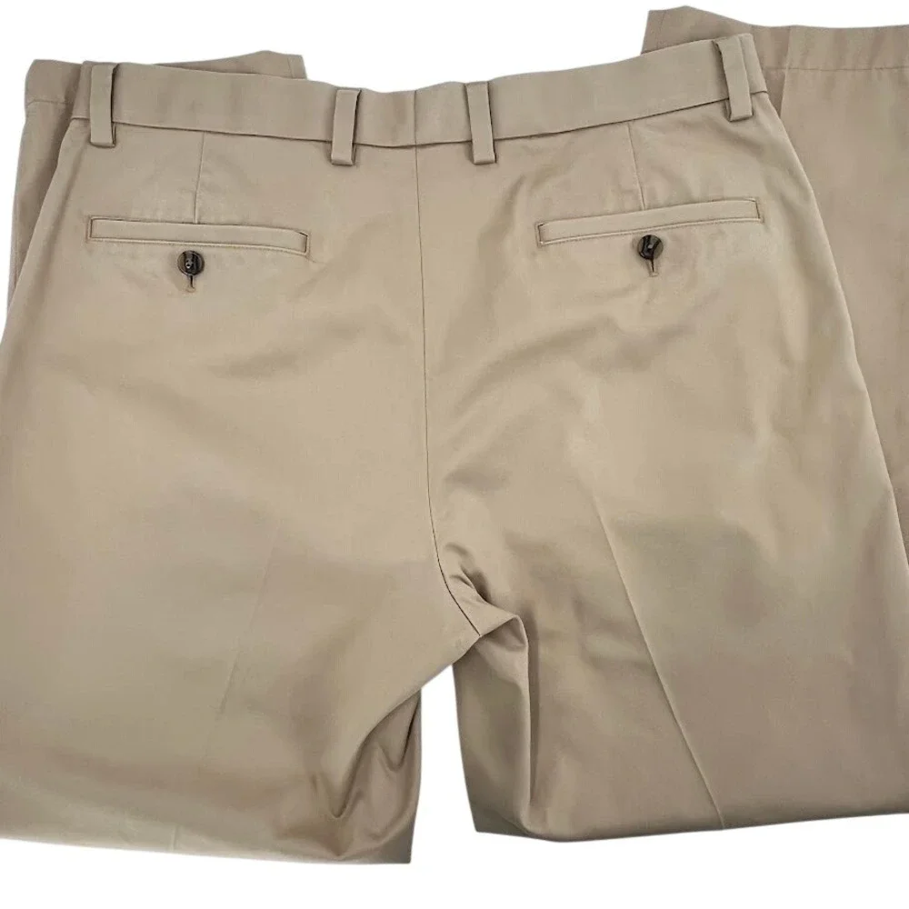 Brooks Brothers Lightweight Advantage Chino Slim Fit Khaki‎ Pants Mens 34x30*tag